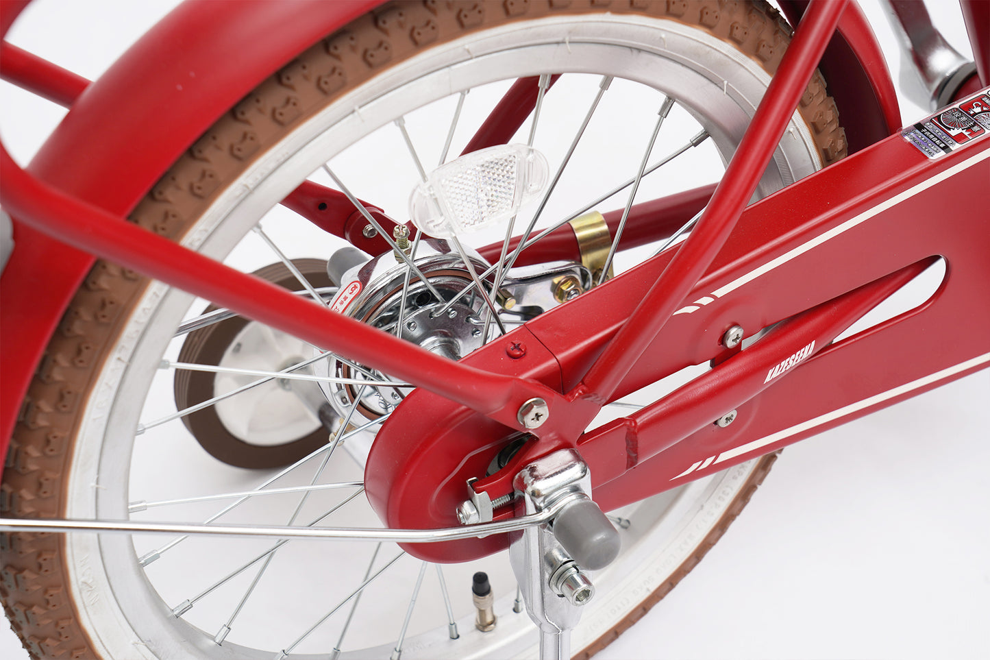 KAZESEEKA 子供用自転車 16インチ CityC1【補助輪付き/大容量カゴ/前後泥よけ 】 通勤 通学